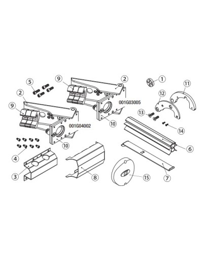 Рычаги F500 без крепления Came 119RID185 в Ельце Запчасти для шлагбаумов и автоматики Pintop.ru