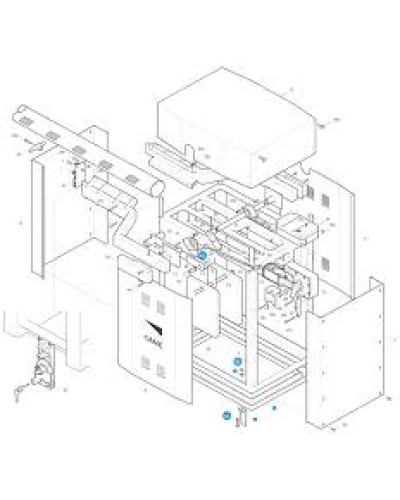 Вал деблокиратора G2081 в сборе Came 119RIG153 в Ельце Запчасти для шлагбаумов и автоматики Pintop.ru