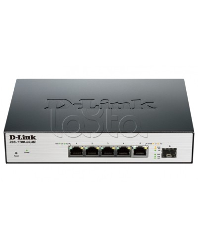 Коммутатор 6-портовый D-Link DGS-1100-06/ME/A1B в Ельце Коммутаторы Pintop.ru