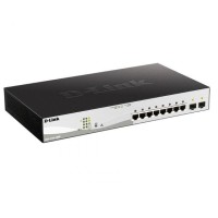 Коммутатор 8 портовый D-Link DGS-1210-10MP/F1A