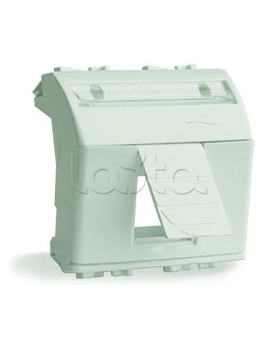 Адаптер для информационных разъемов Keystone, белый, 2 мод DKC 76613B в Ельце Аксессуары для кабель-канала Pintop.ru