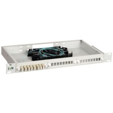 ITK 1U кросс укомплектованный: LC (duplex) 24шт;(OM3) (FOBX24-1U-24LCUD03)