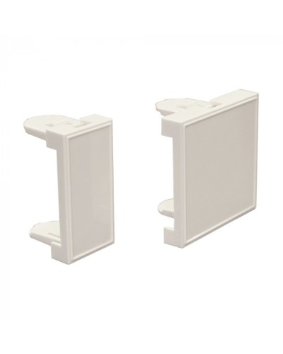 Заглушка 22.5х45, белая LANMASTER (LAN-SIP-22B-WH) в Ельце Проходные адаптеры и розетки оптические Pintop.ru