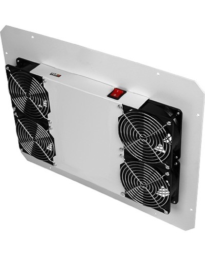 Панель вентиляционная с 4 вентиляторами TLK TLK-FAN4-BK в Ельце Вентиляторные модули Pintop.ru