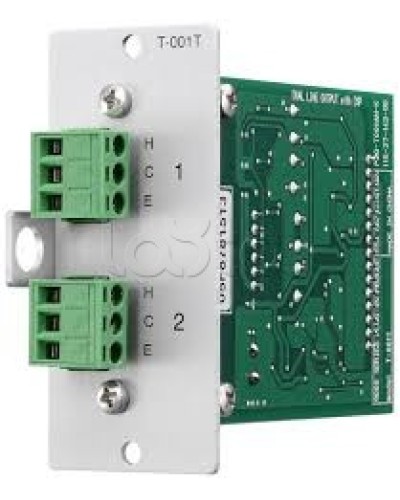 Модуль выходной 2-mic/line с DSP-процессором TOA T-001T в Ельце Системы оповещения и трансляции TOA Pintop.ru