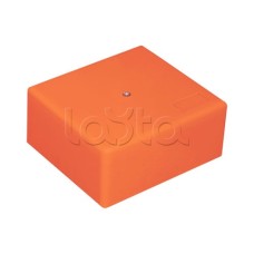 Коробка огн. с глад. стенками,без галогена, IP41, 4P, (1,5-6мм2) (оранж) ОКЛ Экопласт (46221HF)